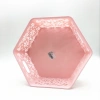 Sunshine Department Store hexagonal storage basket, plastic hollowed-out storage basket, hand-held storage basket Specification image